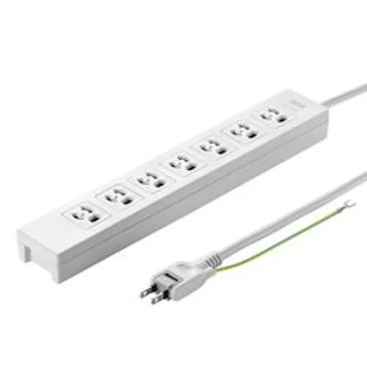 電源タップ 3P・7個口 5m TAP-F37-5SR
