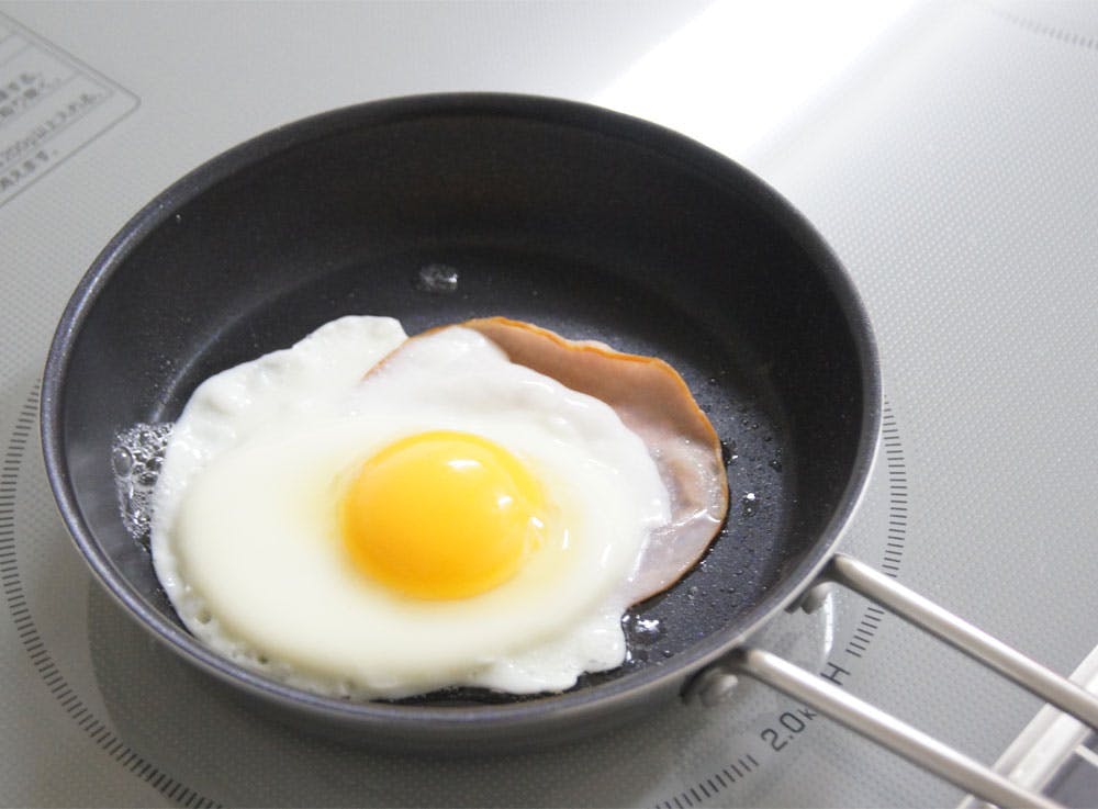 ラフィーネIH 16cm 両手鍋 フライパン セット ガラス蓋付き ガス火 IH