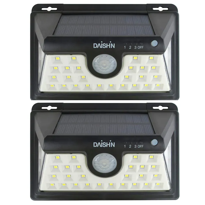 2台セット 【 ソーラーライト 屋外用 マグネット付 DLS-NWL002 】 センサーライト ソーラー 人感 led 防雨 led 人感センサー ライト ルーメン ソーラーライト ガレージ 防犯ライト ソーラーライト 駐車場 明るい 外灯 電灯 4939736902646-2