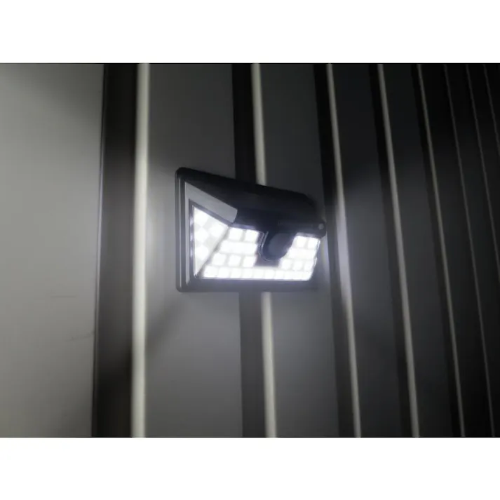 2台セット 【 ソーラーライト 屋外用 マグネット付 DLS-NWL002 】 センサーライト ソーラー 人感 led 防雨 led 人感センサー ライト ルーメン ソーラーライト ガレージ 防犯ライト ソーラーライト 駐車場 明るい 外灯 電灯 4939736902646-2