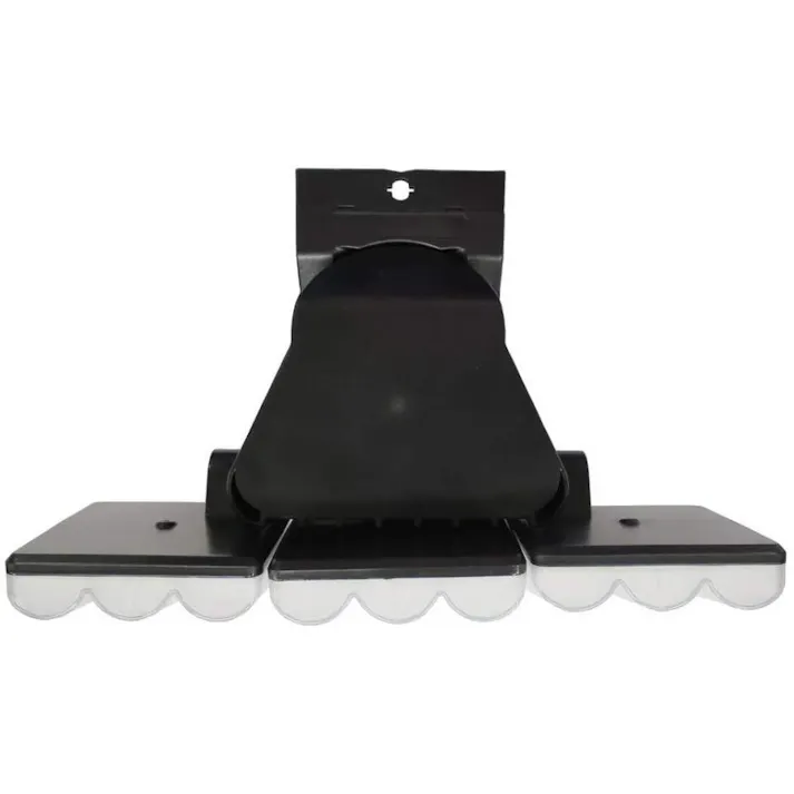 【 センサーライト コンセント式 屋外用 】大進 LED 人感 強力 AC 100V 電源 DLA-7T300 3灯式 3面 人感センサーライト 外 防犯ライト ガレージ 玄関 灯 取り付け 簡単 クランプ式 ネジ止め 門灯 明るい ベランダ 防犯 昼間モード