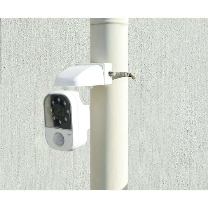 大進 センサーライト 人感センサー usb充電 アラーム機能付き DLC-2T100AR センサーライト 外灯 USB 人感 ledセンサーライト 屋外 用 屋内 防犯ライト 防犯 屋外 取付バンド 人感センサーライト 屋外 防犯ライト 玄関灯 国内メーカー 1年保証 節電 防雨 防犯