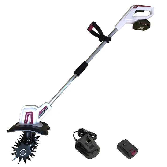 【さっそく家庭菜園】 comcon 18V ミニ 耕運機 家庭用 充電式 コードレス 小型 耕うん機 CG-EKU200 耕耘機 こううんき 家庭菜園 カルチベーター コンパクト 小型 軽量 耕うん機 耕運機 園芸用品 管理機 4570000081980