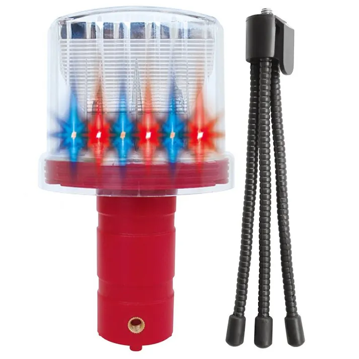 防獣ライト ソーラー DLS-BL001 大進 フレキシブル三脚 LED 害獣 動物 対策 撃退 防雨 夜間点灯 動物撃退器