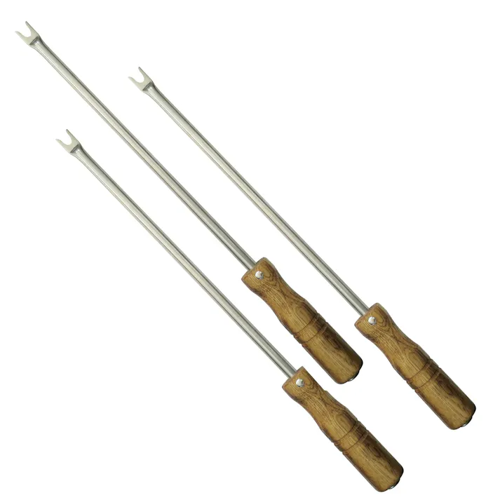 お得な3本セット 大進 らくらくイモヅル植え器 大進 さつまいも 植え付け 器 苗 マルチ らくらくイモヅル植え器 ステンレス 芋 イモ 芋づる イモツル マルチ 園芸 農業 女性 庭 農作業 家庭菜園 用具 工具 挿し 棒 イモ・苗挿し棒 4939736702383-3