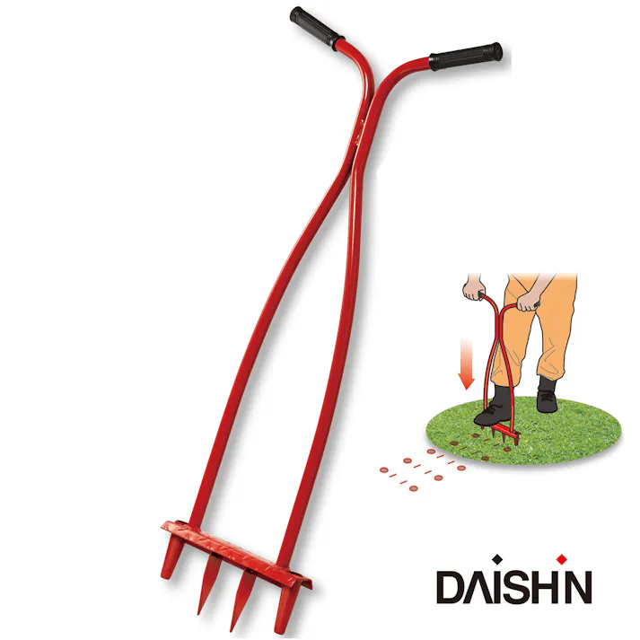 EVER GREEN ローンヘルパー(二本刃+テーパー管 二本タイプ)大進 園芸 ガーデニング 女性 庭 農作業 エアレーション シバ 手入れ 芝 芝スパイク 芝 芝生 シバ エアレーション 活性化 手入れ 芝手入れ お手入れ 手軽 ガーデンスパイク 芝生 芝生スパイク 4939736501108