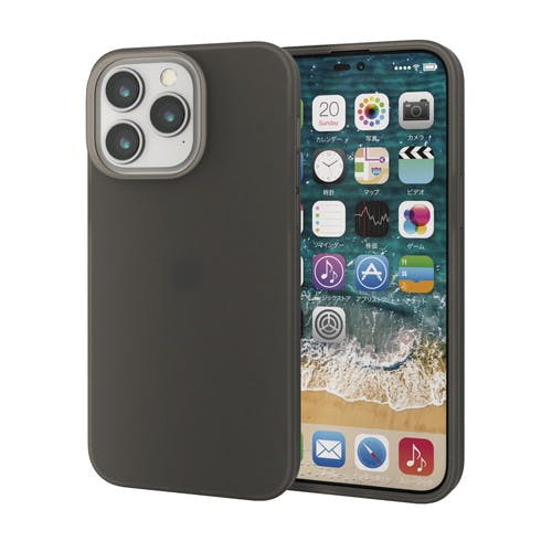 iPhone14 Pro Max ケース カバー シリコン 衝撃吸収 カメラ周リ保護 抗菌 ブラック