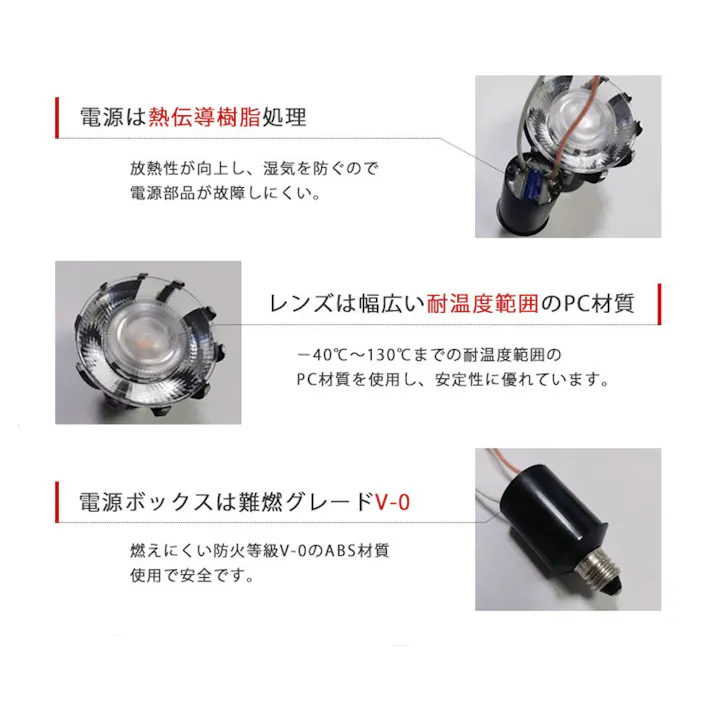 LED電球 E11 60形相当 高演色Ra92 フリッカーフリー 濃い電球色2400K BH-0711ANC-BK-24-Ra92