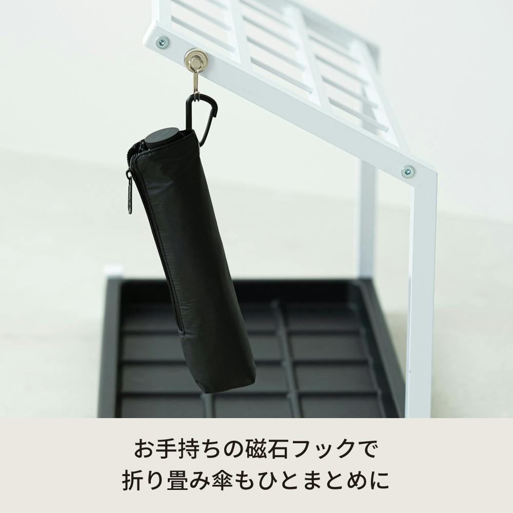 15マス傘立て(ホワイト)】幅48×奥行29.5×高さ43cm NK-7220 傘 傘立て