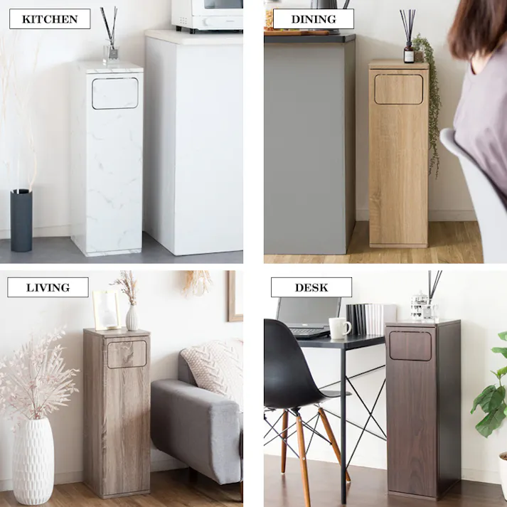 宮武製作所 MIYATAKE ダストボックス Empro(エンプロー)大理石ホワイト