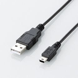 エコUSB2.0ケーブル A-miniBタイプ エコ 1m ブラック U2C-JM10BK パソコン・周辺機器 エコUSB2.0ケーブル A-miniBタイプ エコ 1m ブラック U2C-JM10BK パソコン・周辺機器