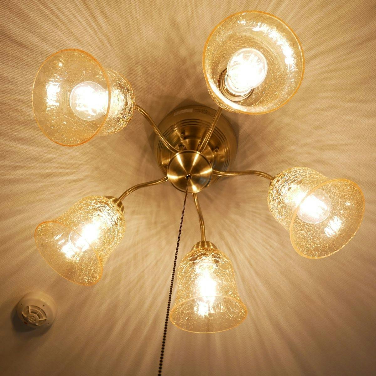 専用 村上工作所 アンティーク調 古美色 ガラス 5灯式 シャンデリア 天井照明 村上工作所 アンティーク調 古美色 ガラス 5灯式 シャンデリア