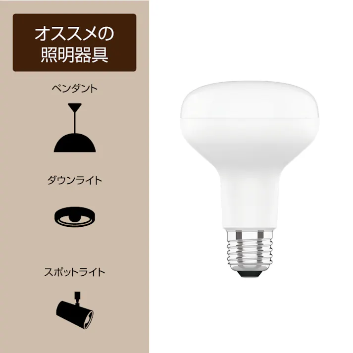 2個セット スタイルド(STYLED) LED電球 レフ形 E26 100W形相当 電球色 配光角120度 密閉器具対応 HDR9E26L2