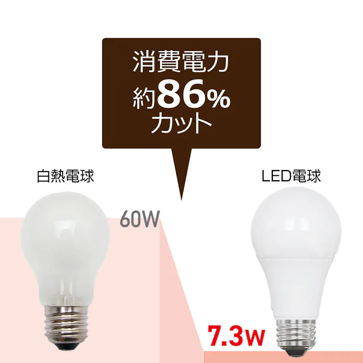 4個セット スタイルド(STYLED) 調光器対応 LED電球 E26 60W形相当 電球色 一般電球形 広配光 密閉器具対応 HA8D26L4