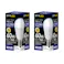 2個セット スタイルド(STYLED) LED電球 E17 60W形相当 昼光色 小形電球 広配光 密閉器具対応 HA6T17DS2