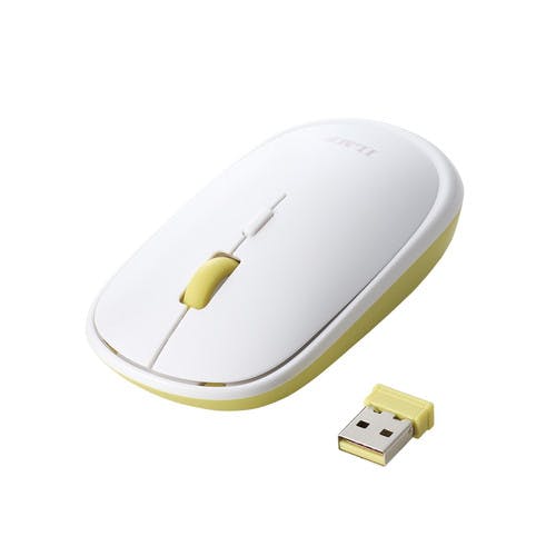 ILMF 2.4GHz無線 薄型マウス イエロー メーカー在庫品 マウス・キーボード・入力機器 ILMF 2.4GHz無線 薄型マウス イエロー メーカー在庫品 マウス・キーボード・入力機器