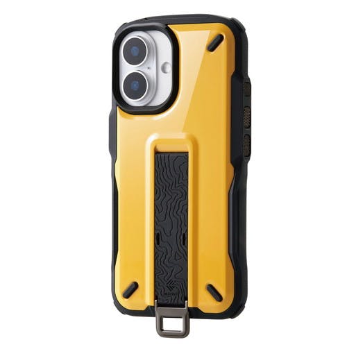 iPhone 16 ケース ハイブリッド 衝撃吸収 スタンド機能 イエロー メーカー在庫品 ケース・ストラップ iPhone 16 ケース ハイブリッド 衝撃吸収 スタンド機能 イエロー メーカー在庫品 ケース・ストラップ