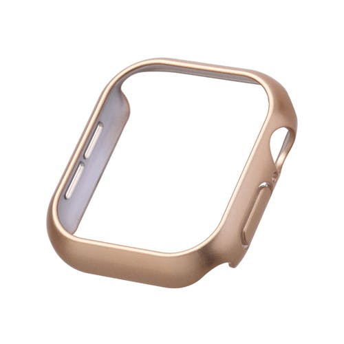 Apple Watch Series 10 [ 42mm ] バンパー ハード メタリック ピンク ケース・ストラップ