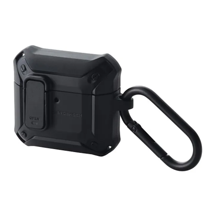 AirPods 4 ケース 用 耐衝撃 衝撃吸収 ZEROSHOCK Lock ブラック