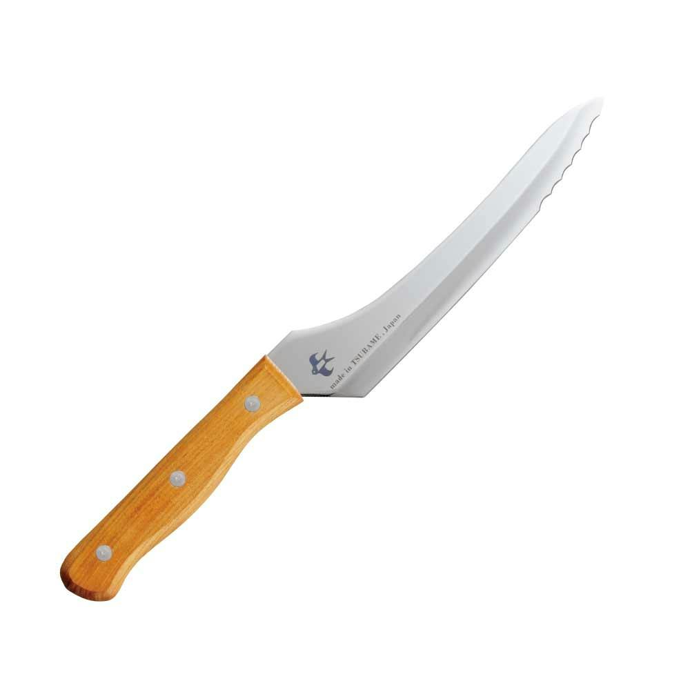 つばめのパンナイフ ミニ 16.5cm パン切り包丁 ステンレス A-78125 包丁・ナイフ・はさみ・ピーラー つばめのパンナイフ ミニ 16.5cm パン切り包丁 ステンレス A-78125 包丁・ナイフ・はさみ・ピーラー