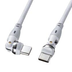 USB2.0 Type-C 両側コネクタ540度回転ケーブル(100W・1m) メーカー在庫品 パソコン・周辺機器 USB2.0 Type-C 両側コネクタ540度回転ケーブル(100W・1m) メーカー在庫品 パソコン・周辺機器