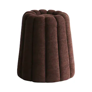 置くだけで可愛いお菓子型スツール Canele Stool ブラウン