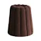 置くだけで可愛いお菓子型スツール Canele Stool ブラウン