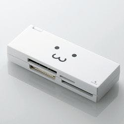 ケーブル収納46+2メディア対応カードリーダ ホワイト MR-C23WHF1 外付けドライブ・ストレージ ケーブル収納46+2メディア対応カードリーダ ホワイト MR-C23WHF1 外付けドライブ・ストレージ