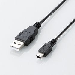 エコUSB2.0ケーブル A-miniBタイプ エコ 0.5m ブラック U2C-JM05BK パソコン・周辺機器 エコUSB2.0ケーブル A-miniBタイプ エコ 0.5m ブラック U2C-JM05BK パソコン・周辺機器