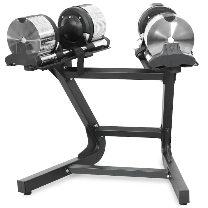 ライシン ヘリックスミラー 32kg 1kg刻み シルバー 2個 スタンドセット Lysin HelixMirror (旧称 メタルダンベル ) ダンベル 可変式ダンベル アジャスタブルダンベル 筋トレ ウェイト トレーニング 鉄アレイ ジム 家トレ スタイリッシュ おしゃれ 重量 調節 調整