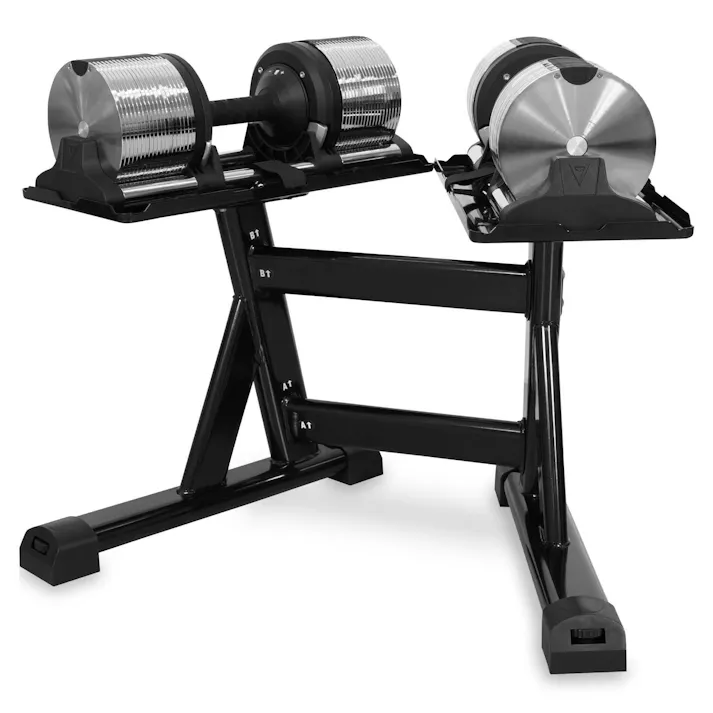 ライシン ヘリックスミラー 40kg 1kg刻み シルバー 2個 スタンドProセット Lysin HelixMirror (旧称 メタルダンベル ) ダンベル 可変式ダンベル アジャスタブルダンベル 筋トレ ウェイト トレーニング 鉄アレイ ジム 家トレ スタイリッシュ おしゃれ 重量 調節 調整
