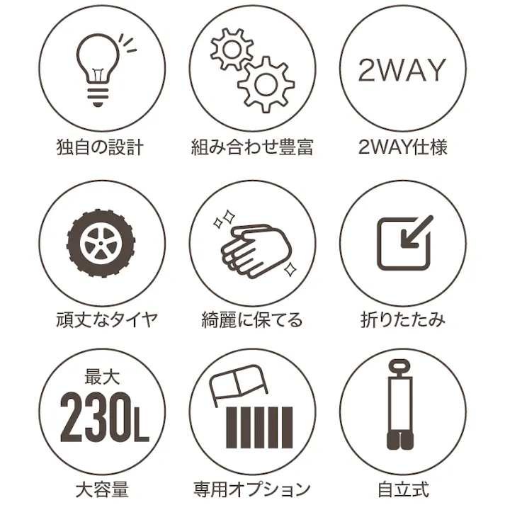 ライシン アウトドアワゴン Eシリーズ 1段 ベージュ 最大230L 拡張機能 キャリーワゴン キャリーカート 大容量 折りたたみ フォールディング アウトドアワゴン キャンプ 運動会 バーベキュー BBQ ピクニック レジャー 自立 丈夫 頑丈 軽量 コンパクト 収納 荷物 運ぶ 運搬 台車