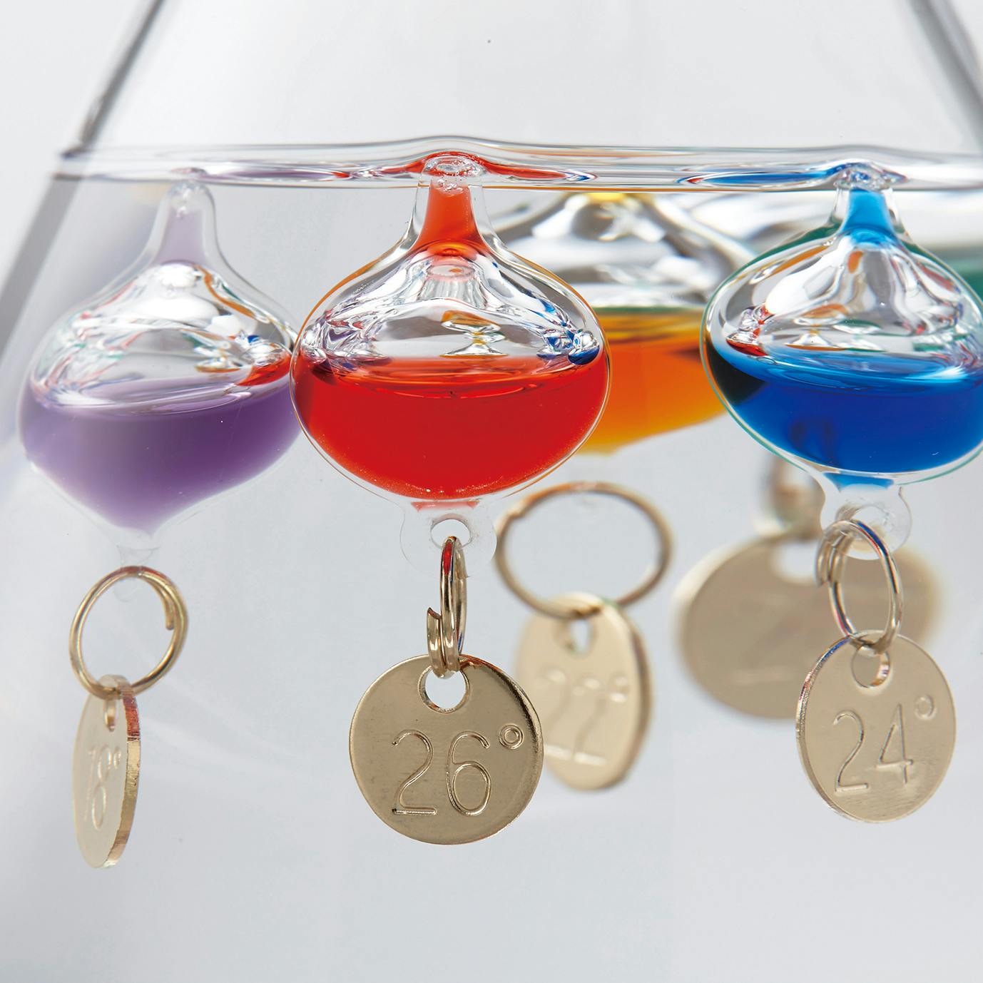 カラフルなガラス製温度計 カラフルなガラス製温度計 カラフルなガラス製温度計 ガラスフロート温度計