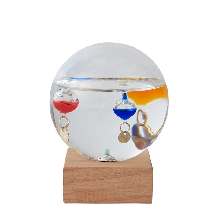 ガラスフロート温度計 ドームS ガリレオ温度計 333-209