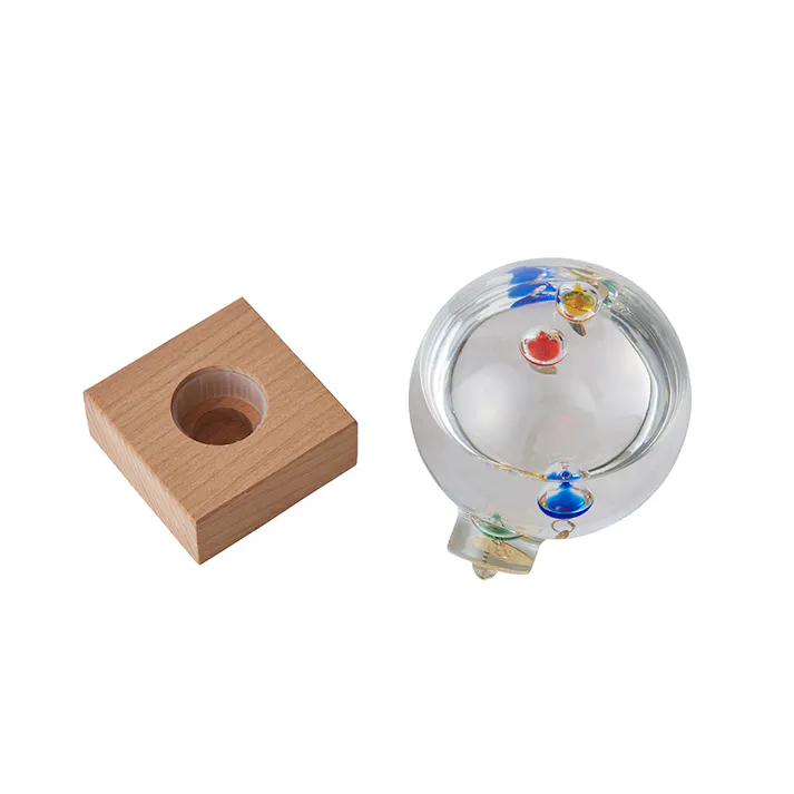 ガラスフロート温度計 ドームS ガリレオ温度計 333-209