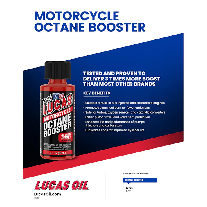 ルーカス(LUCAS) オクタンブースター 2oz(59ml) 4ストロークエンジン専用 添加剤 #10725