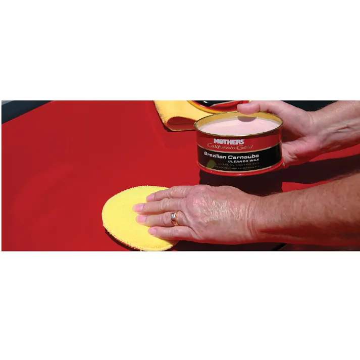 マザーズ(Mothers) カリフォルニアゴールド ブラジリアンカルナバクリーナーWAX ペースト 340g 塗装面の洗浄、艶出し、保護 ポリッシュとワックスの 2 in 1 #05500