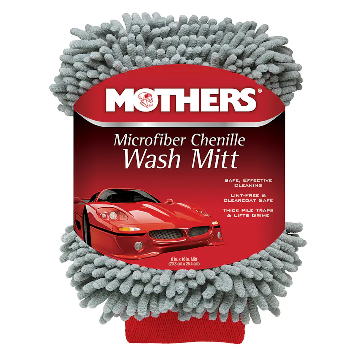 マザーズ(Mothers) マイクロファイバー シェニール ウォッシュミット 洗車に #156400