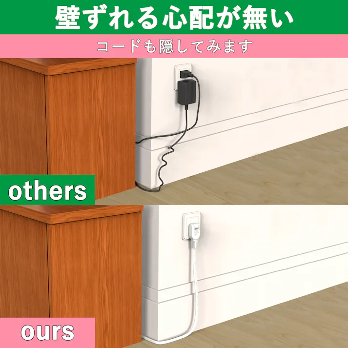 KOZUMUWAN 延長コード 電源タップ 10m 断線に強い 180度回転プラグ すっきり配線 15A 1500W 耐寒 耐熱 トラッキング 火災予防 絶縁カバー 延長ケーブル スイングプラグ 電源増設 RoHS指令対応 省スペース ホワイト