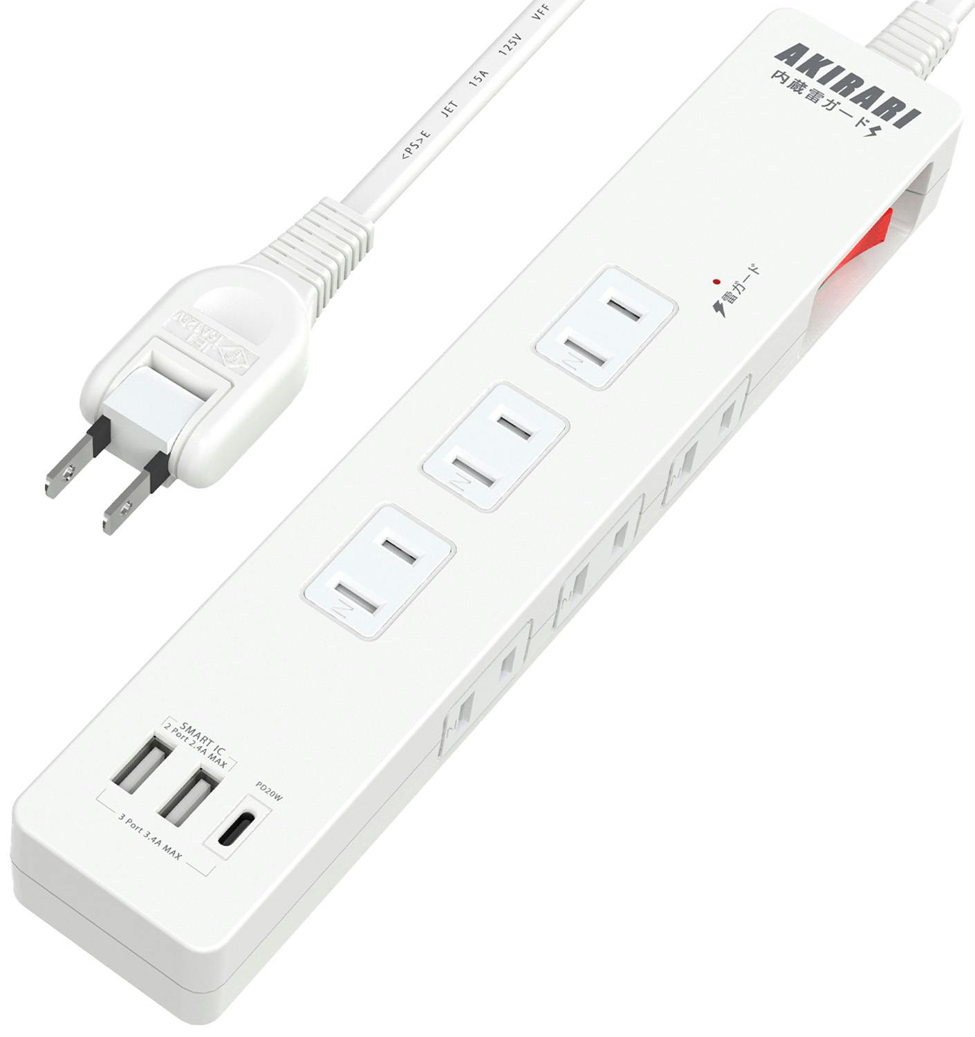 KOZUMUWAN 電源タップ 6個口 usb付き 雷ガード スイッチ ホコリシャッター 過電流 過電圧保護 PD急速充電 6個AC 3個USBポート 1個PD 生活家電 KOZUMUWAN 電源タップ 6個口 usb付き 雷ガード スイッチ ホコリシャッター 過電流 過電圧保護 PD急速充電 6個AC 3個USBポート 1個PD 生活家電