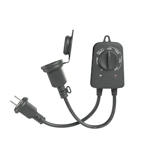 KOZUMUWAN タイマー タイマーコンセント 光センサー 屋外用 8時間 2時間単位 最大1500W 防水 防雨 防雨キャップ付 イルミネーション クリスマス 消灯時間設定 毎日繰り返し 自動点灯 装飾灯 ガーデンライト 玄関灯 防犯灯 照明器具 作業用 電源オンオフ 自動 操作簡単 便利性