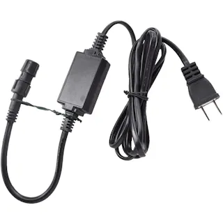 KOZUMUWAN 常時点灯電源コード 2芯タイプ直径10MMロープライト(チューブライト)用常時点灯電源コード