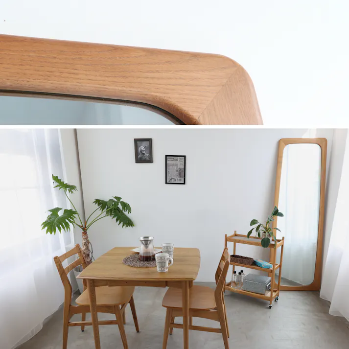 60’s北欧ヴィンテージテイストのミラー Herit. Mirror