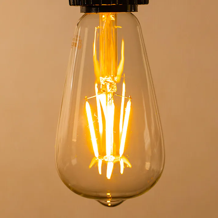 LED電球 E26 30形相当 エジソン電球 濃い電球色2100K BD-0426ST64