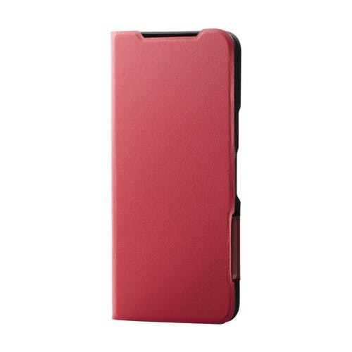 ラクラクスマートフォン a/Lite MR01 ケース レザー 手帳型 レッド メーカー在庫品 ケース・ストラップ ラクラクスマートフォン a/Lite MR01 ケース レザー 手帳型 レッド メーカー在庫品 ケース・ストラップ