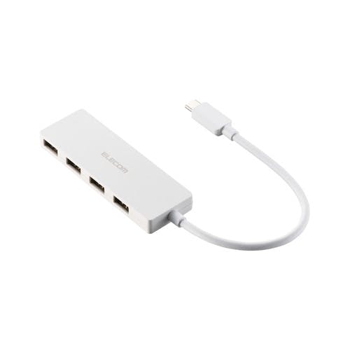 Type-C ハブ USB2.0 USB-A ×4 バスパワー ケーブル長15cm ホワイト メーカー在庫品 パソコン・周辺機器 Type-C ハブ USB2.0 USB-A ×4 バスパワー ケーブル長15cm ホワイト メーカー在庫品 パソコン・周辺機器