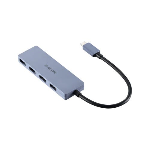 Type-C ハブ USB3.2 Gen1 USB-A ×4 バスパワー ケーブル長15cm ネイビー パソコン・周辺機器 Type-C ハブ USB3.2 Gen1 USB-A ×4 バスパワー ケーブル長15cm ネイビー パソコン・周辺機器