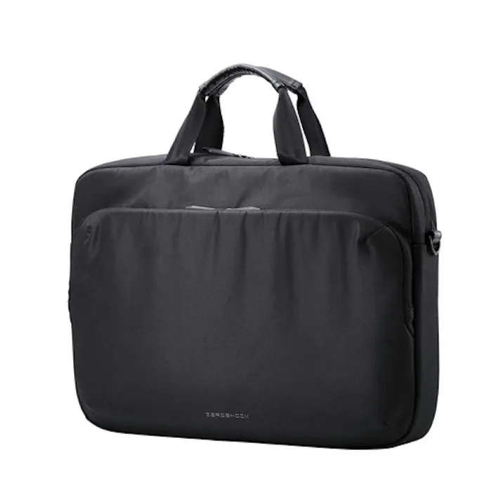 ビジネスバッグ ブリーフケース 2way スリム 衝撃吸収 撥水加工 ブラック メーカー在庫品