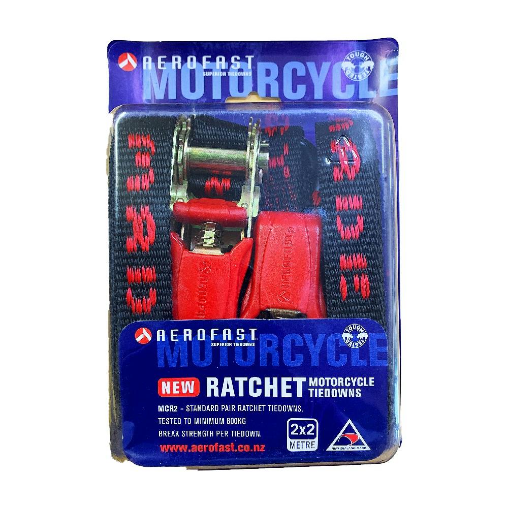 エアロファスト(AERO FAST) オートバイ用ラチェット式タイダウンベルト