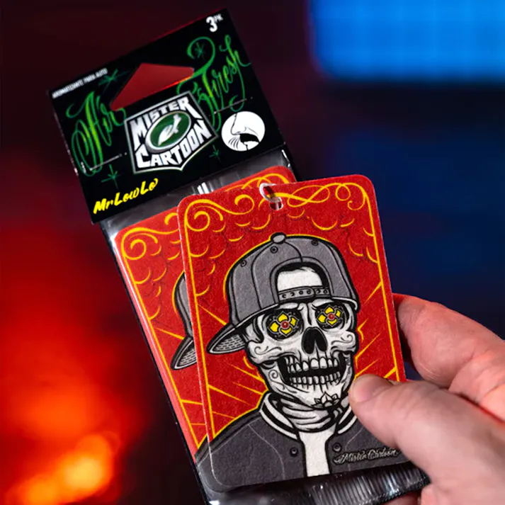 タートルワックス(Turtle Wax) Mister Cartoon ペーパーエアフレッシュナー ”Mr. Low Lo” 3コ入り TW-54235 芳香剤 車内 室内